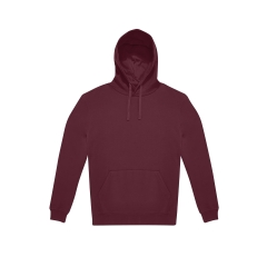 Sweat à capuche ID.223 Bordeaux B&C – Unisexe 280 g/m²