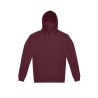 Sweat à capuche ID.223 Bordeaux B&C – Unisexe 280 g/m²