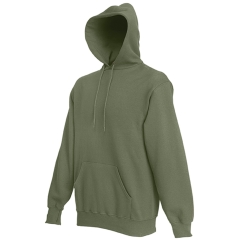 Sweat-shirt capuche Classic Vert Olive Fruit of the Loom