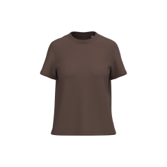 T-shirt écoresponsable femme Marron (Deep Chocolate) – Native Spirit