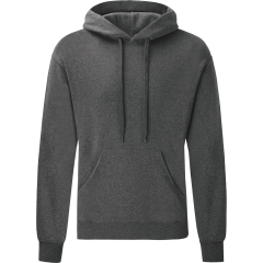 Sweat-shirt capuche Classic Gris Chiné Fruit of the Loom
