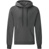 Sweat-shirt capuche Classic Gris Chiné Fruit of the Loom