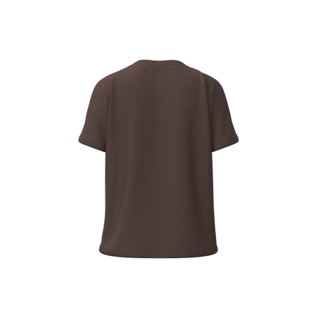 T-shirt écoresponsable femme Marron (Deep Chocolate) – Native Spirit – vue 2