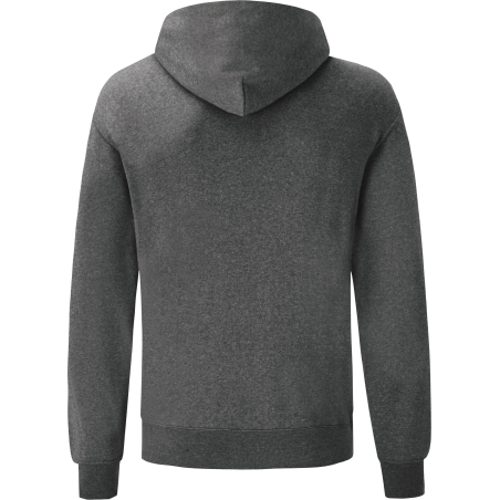 Sweat-shirt capuche Classic Gris Chiné Fruit of the Loom – vue 2