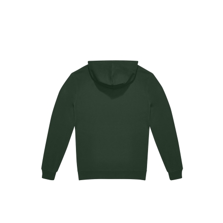 Sweat-shirt à capuche vert Forest Green B&C ID.223 – vue 2