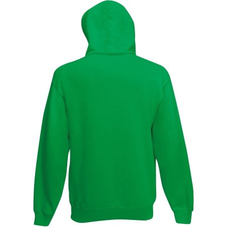Sweat-shirt capuche Classic Vert Kelly Green Fruit of the Loom – vue 2