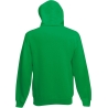 Sweat-shirt capuche Classic Vert Kelly Green Fruit of the Loom – vue 2