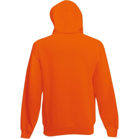 Sweat-shirt capuche Classic Orange Fruit of the Loom – vue 2