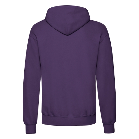 Sweat-shirt à capuche Classic Violet – Fruit of the Loom – vue 2