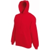 Sweat-shirt à capuche Classic Rouge Fruit of the Loom