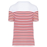 T-shirt marin col rond Bio homme Blanc Kariban – vue 2