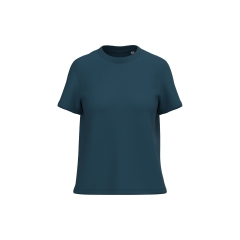 T-shirt écoresponsable femme Bleu Peacock Blue Native Spirit