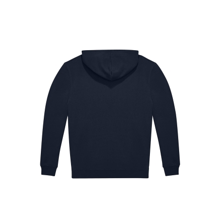 Sweat capuche zippé marine B&C ID.224 – 280 g/m² – vue 2