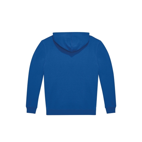 Sweat capuche zippé Bleu Royal B&C ID.224 – 280 g/m² – vue 2