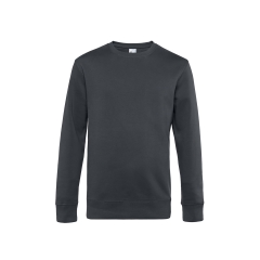 Sweat col rond King Gris (Asphalt) B&C – 280 g/m²