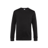 Sweat col rond King Noir B&C – 280 g/m² coton & polyester recyclé