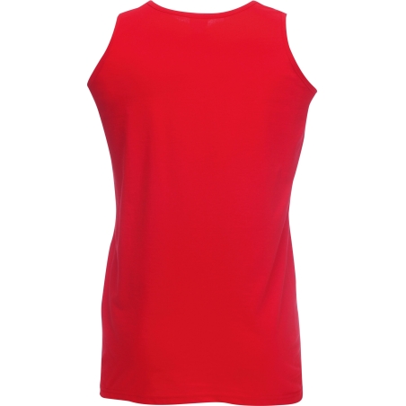 Débardeur homme Valueweight Rouge Fruit of the Loom – vue 2