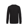 Sweat col rond King Noir B&C – 280 g/m² coton & polyester recyclé – vue 2