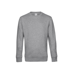 Sweat col rond King Gris (Heather Grey) – B&C