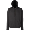 Sweat zippé capuche Premium Gris Fruit of the Loom – 280 g/m²