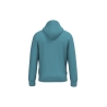 Sweat capuche écoresponsable unisexe Bleu Adriatic Native Spirit – vue 2
