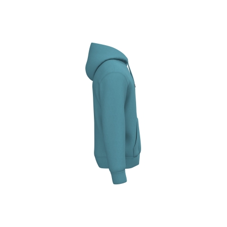 Sweat capuche écoresponsable unisexe Bleu Adriatic Native Spirit – vue 3