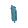 Sweat capuche écoresponsable unisexe Bleu Adriatic Native Spirit – vue 3