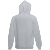 Sweat zippé capuche Premium Gris Fruit of the Loom – vue 2