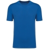 T-shirt col rond unisexe Bleu Kariban – Coton peigné