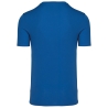 T-shirt col rond unisexe Bleu Kariban – Coton peigné – vue 2