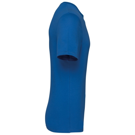T-shirt col rond unisexe Bleu Kariban – Coton peigné – vue 3