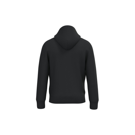 Sweat capuche écoresponsable unisexe Noir – Native Spirit – vue 2