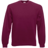 Sweat-shirt manches raglan bordeaux Fruit of the Loom