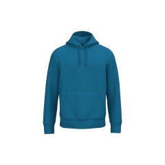 Sweat capuche écoresponsable unisexe Bleu Saphir Native Spirit
