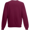 Sweat-shirt manches raglan bordeaux Fruit of the Loom – vue 2