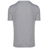 T-shirt col rond unisexe Gris Oxford Grey Kariban – vue 2