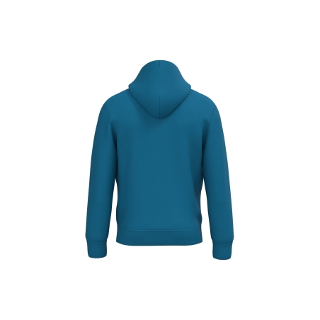 Sweat capuche écoresponsable unisexe Bleu Saphir Native Spirit – vue 2