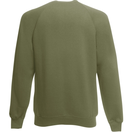 Sweat-shirt manches raglan Classic Olive Fruit of the Loom – vue 2