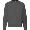Sweat-shirt manches raglan gris chiné Fruit of the Loom