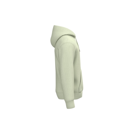 Sweat capuche écoresponsable unisexe Vert Celadon Native Spirit – vue 3