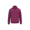 Sweat capuche écoresponsable bordeaux unisexe Native Spirit