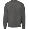 Sweat-shirt manches raglan gris chiné Fruit of the Loom – vue 2