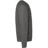 Sweat-shirt manches raglan gris chiné Fruit of the Loom – vue 3