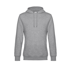 Sweat à capuche KING Gris Chiné B&C – 280 g/m²