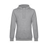 Sweat à capuche KING Gris Chiné B&C – 280 g/m²