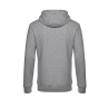 Sweat à capuche KING Gris Chiné B&C – 280 g/m² – vue 2