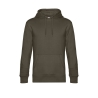 Sweat à capuche KING Vert Kaki B&C – 280 g/m²