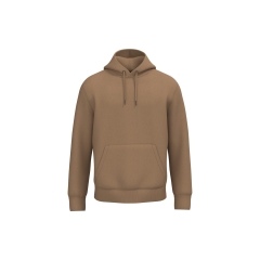 Sweat capuche écoresponsable unisexe Marron Native Spirit
