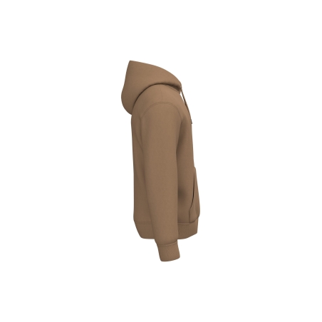 Sweat capuche écoresponsable unisexe Marron Native Spirit – vue 3