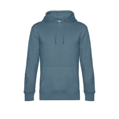 Sweat à capuche KING Bleu Nordic Blue B&C – 280 g/m²